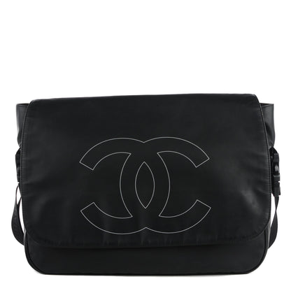 Chanel Vinyl Sport CC Messenger Black 1 of 8