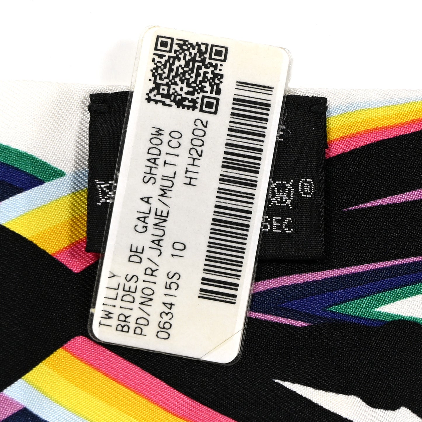 Silk Brides De Gala Shadow Twilly Black Jaune Multicolor