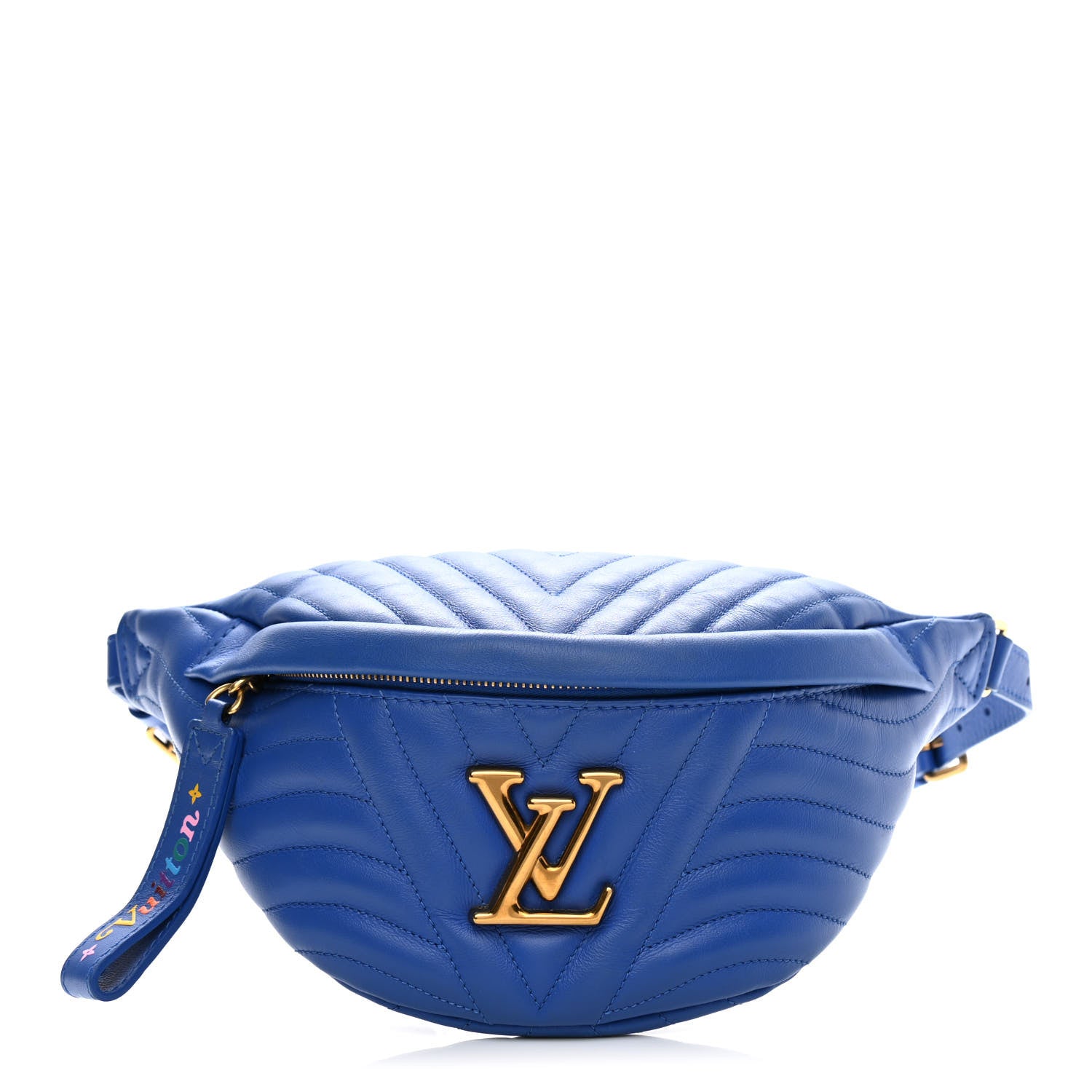 Louis Vuitton Calfskin New Wave Bumbag Blue Neon 1 of 11