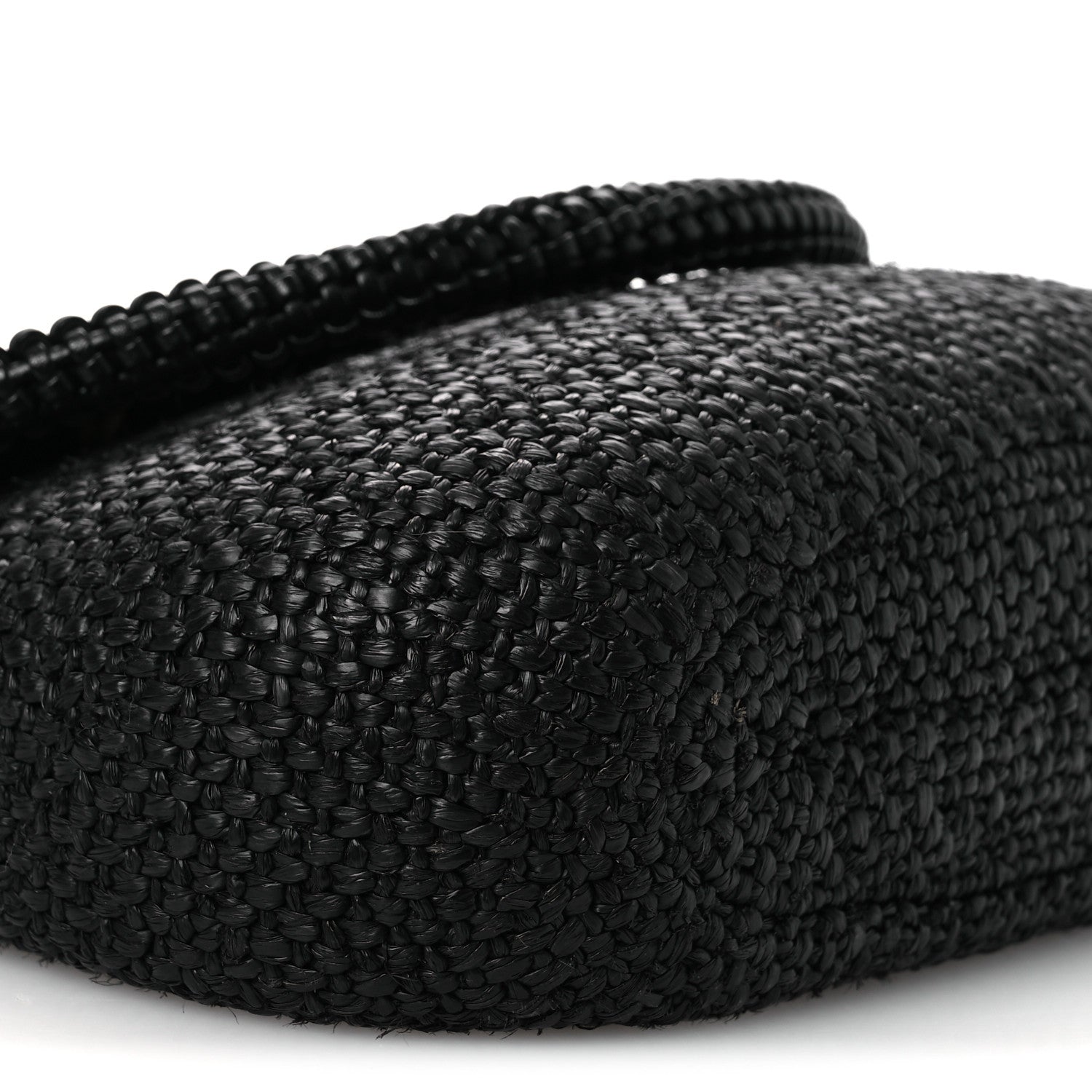 Loewe Raffia Calfskin Medium Pescador Bag Black 9 of 11