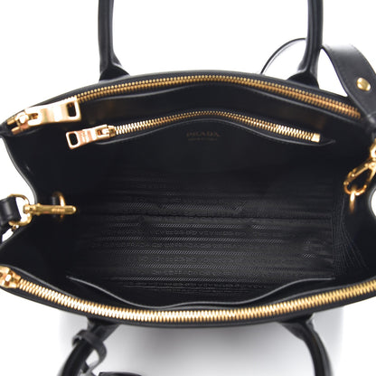 Prada Saffiano City Calfskin Paradigme Bag Black 6 of 9