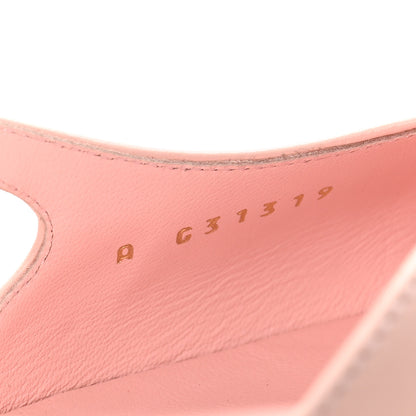 Chanel Calfskin Grosgrain Cap Toe CC Slingback Flats 39 Light Pink Black 9 of 10