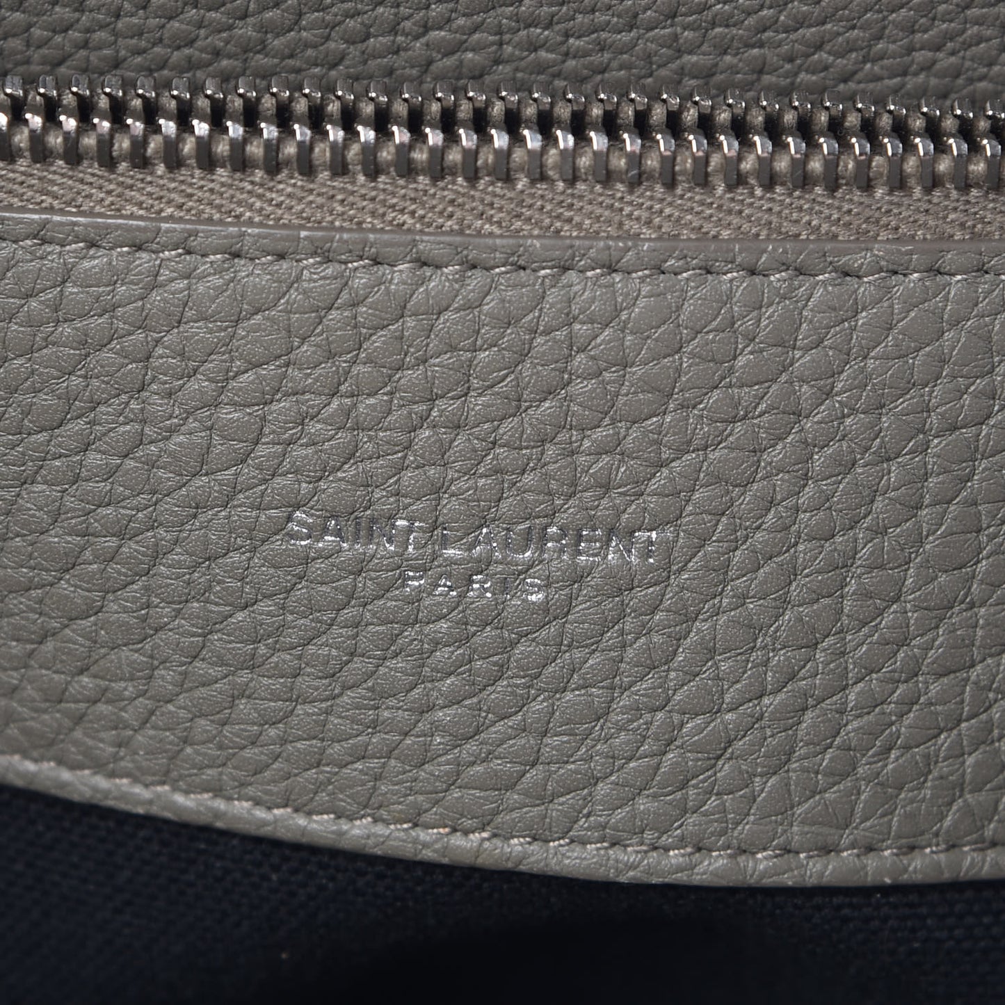 Grained Calfskin Medium Supple Sac De Jour Kaki Militaire