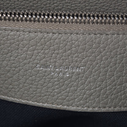 Saint Laurent Grained Calfskin Medium Supple Sac De Jour Kaki Militaire 6 of 16