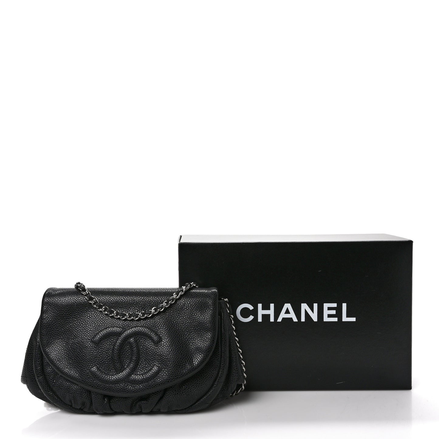 Caviar Half Moon Wallet On Chain WOC Black