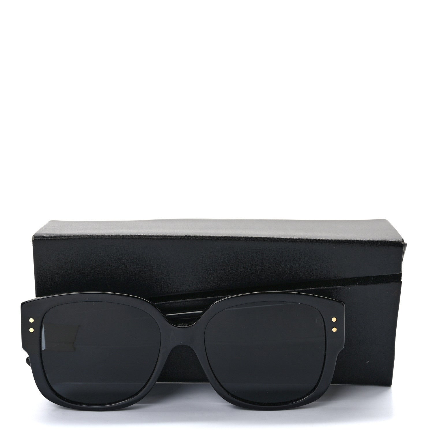 Christian Dior Acetate Cannage Lady Dior Studs 5 Sunglasses Black 9 of 9