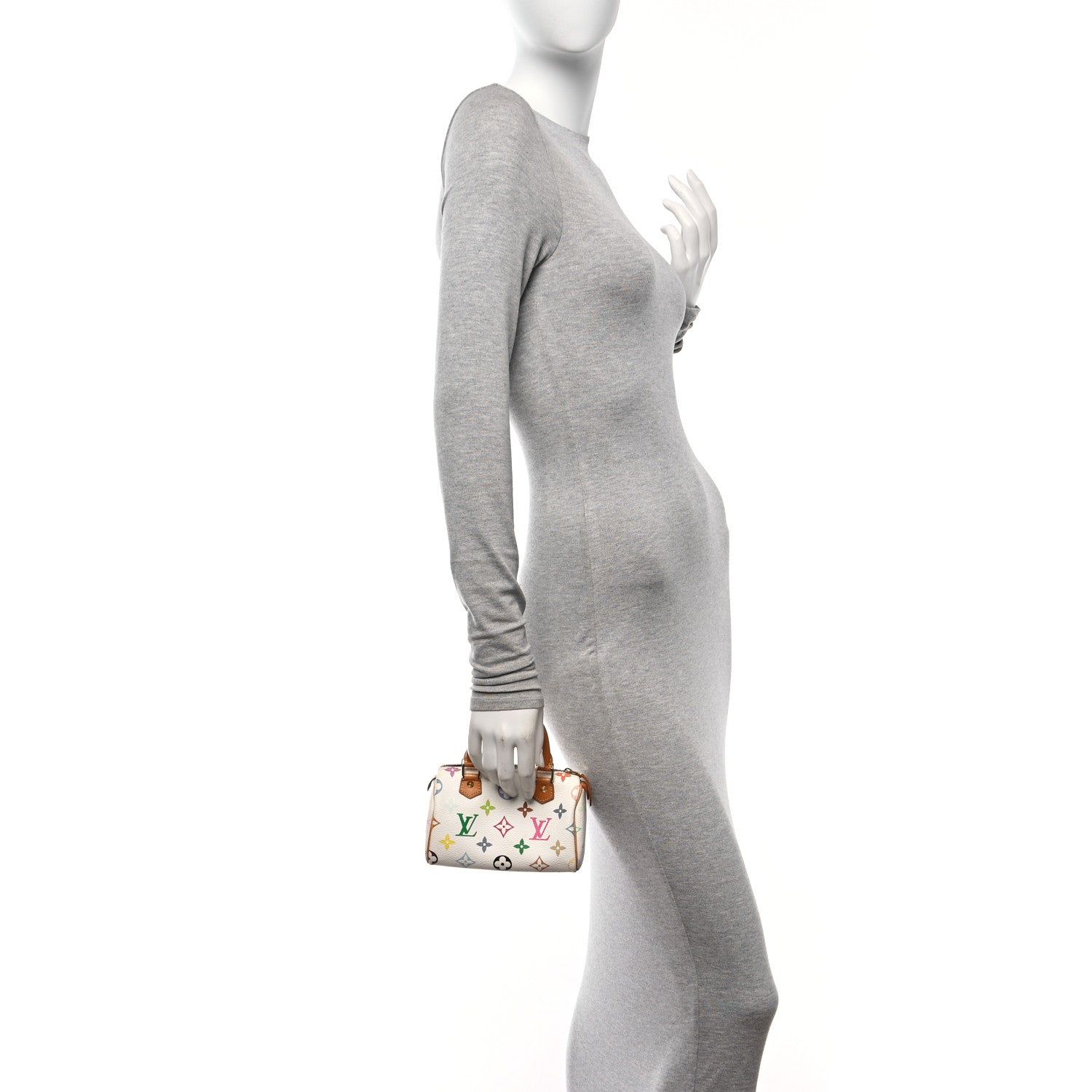 Louis Vuitton Monogram Multicolor Mini Sac HL Speedy White 2 of 14