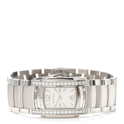 Bulgari Stainless Steel Diamond Bezel 35mm Assioma Quartz Watch 2 of 7