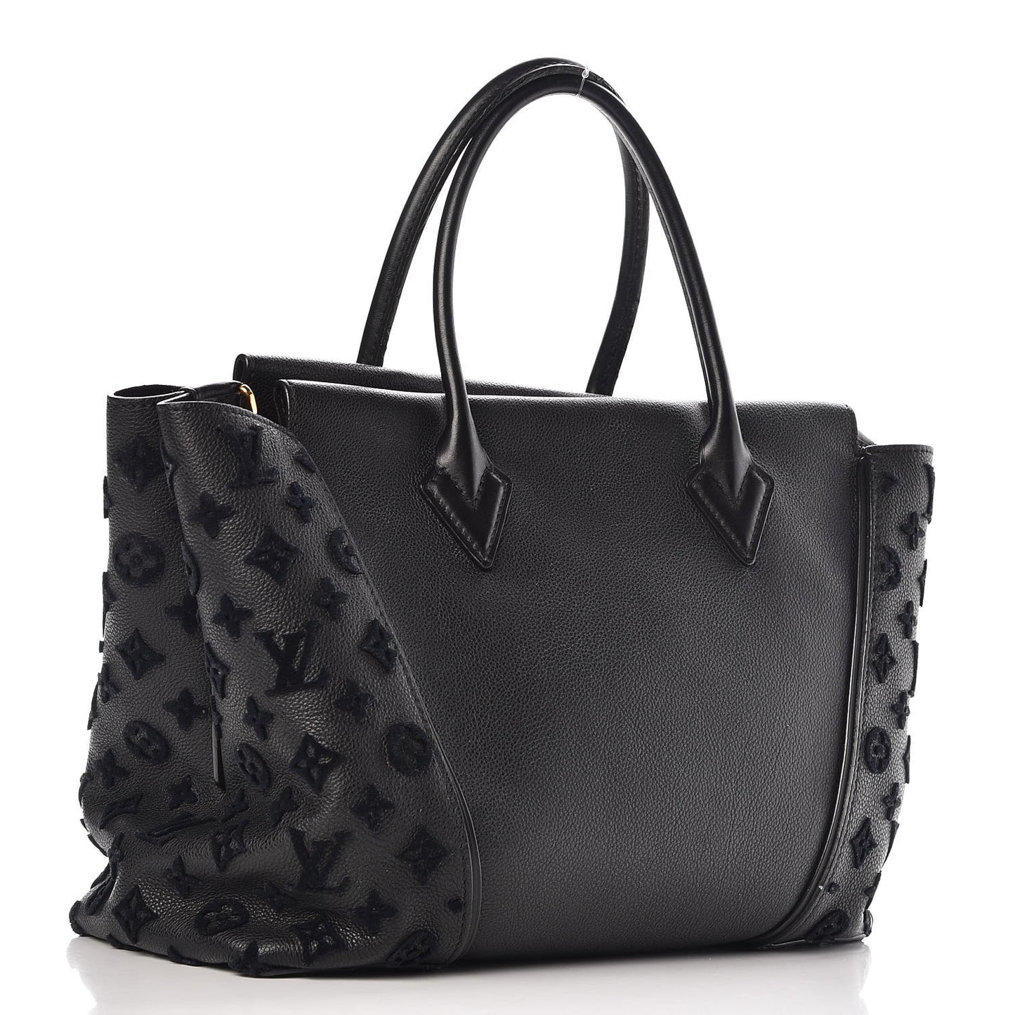 Veau Cachemire Tote W PM Black