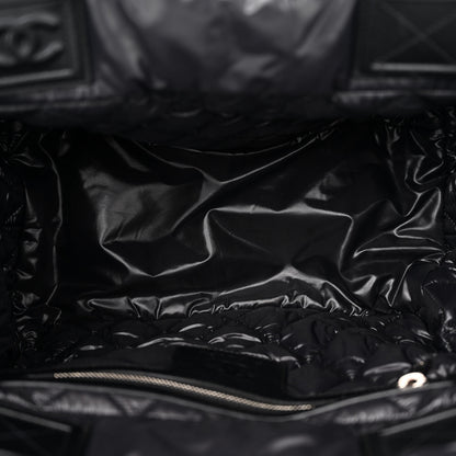 Chanel Nylon Quilted Small Coco Cocoon Tote Black 9 of 17