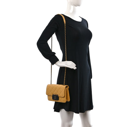 Chanel Sheepskin Quilted Mini Beauty Lock Flap Yellow 2 of 10