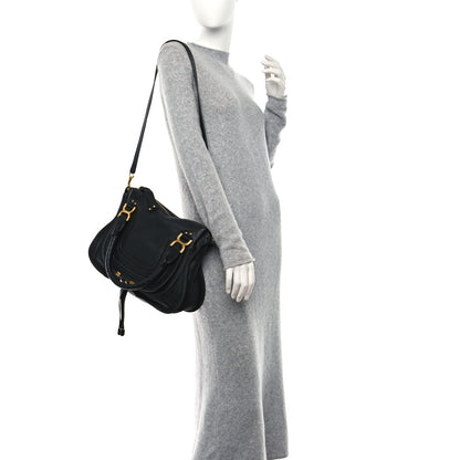Chloe Calfskin Medium Marcie Satchel Black 2 of 8