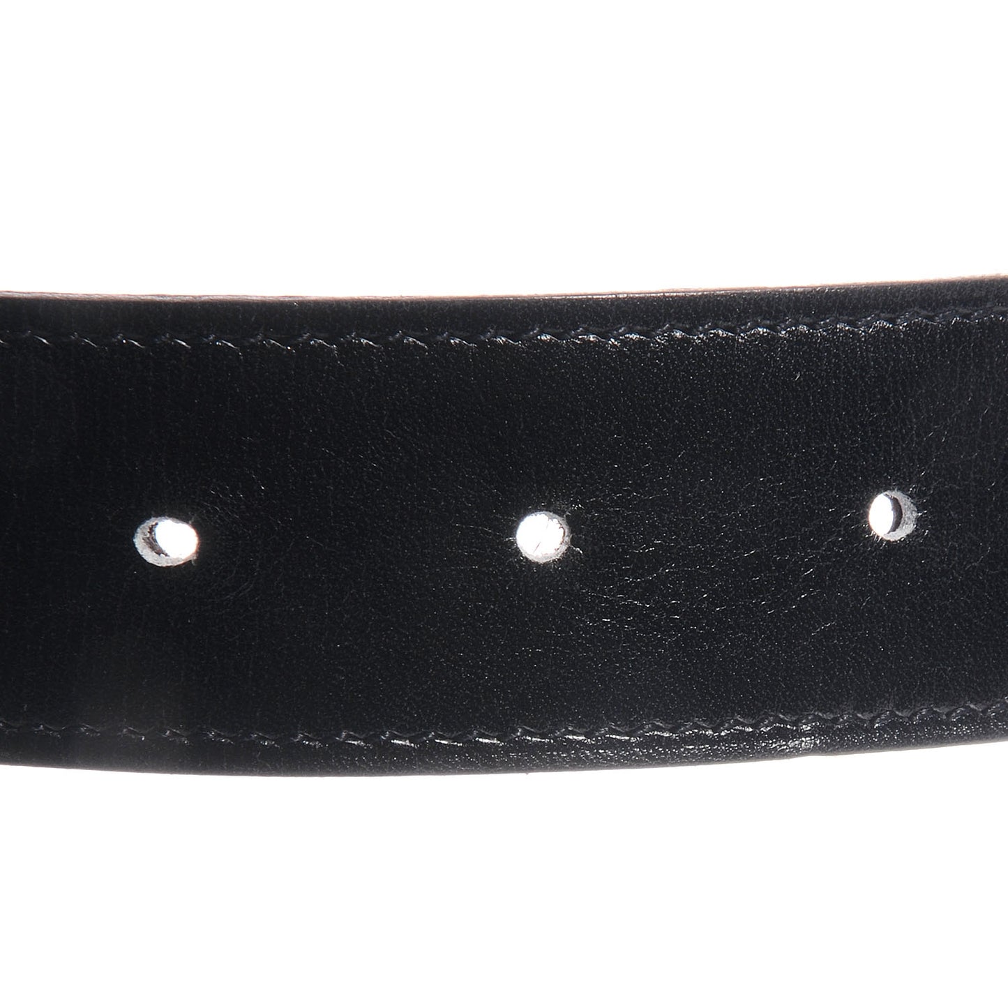 Box Togo Reversible Martelee Constance 40mm H Belt 100 Noir Chocolate