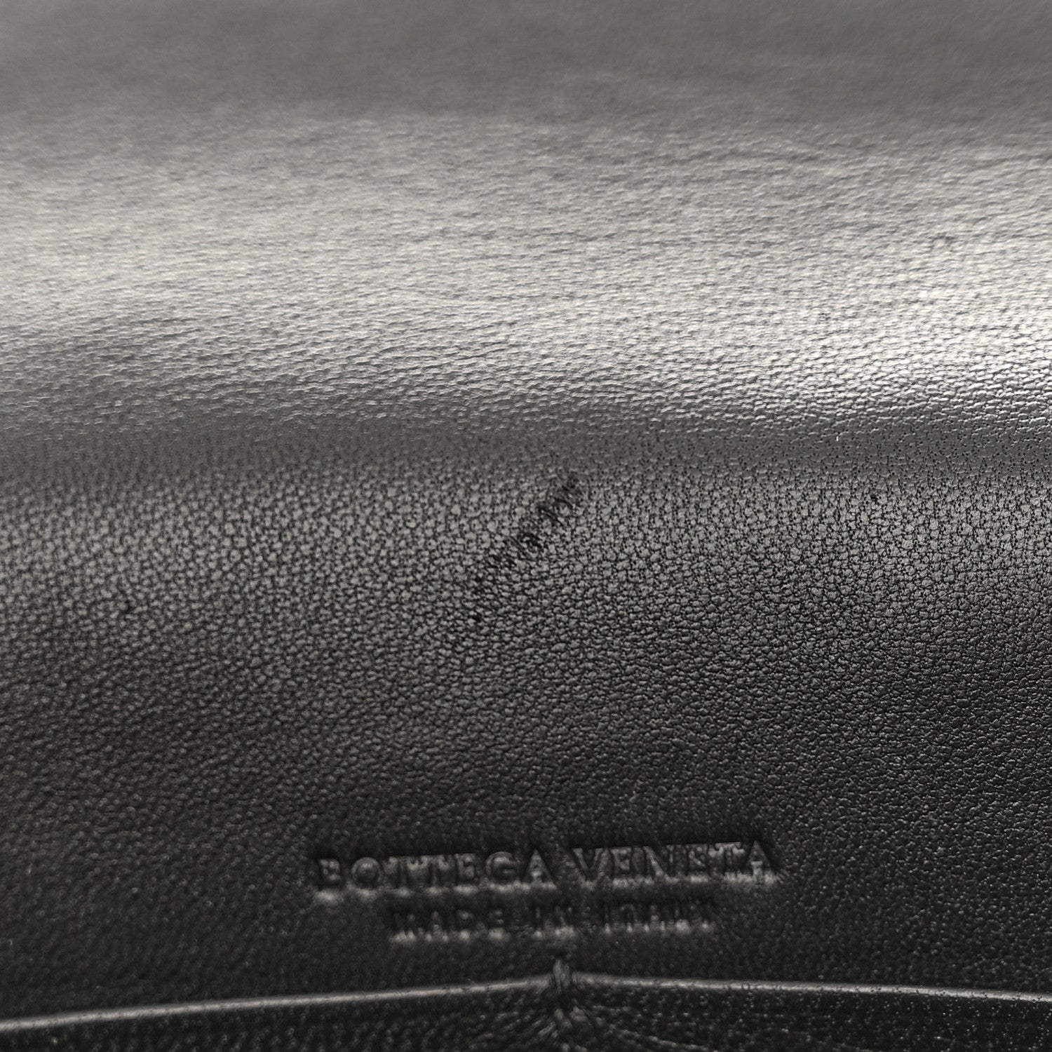 Bottega Veneta Nappa Intrecciato Fringe Chain Wallet Black 11 of 15
