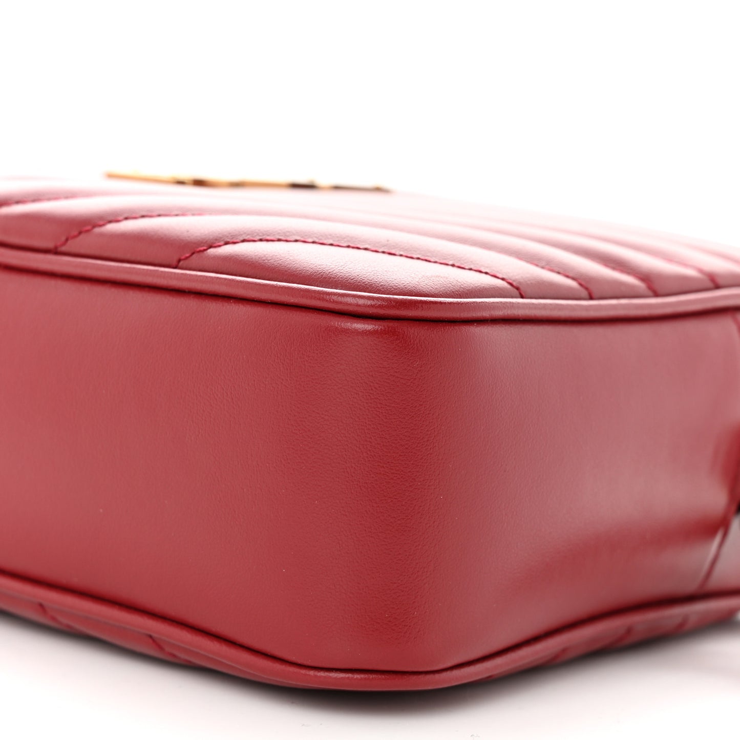 Calfskin Matelasse Monogram Lou Camera Bag Rouge Eros