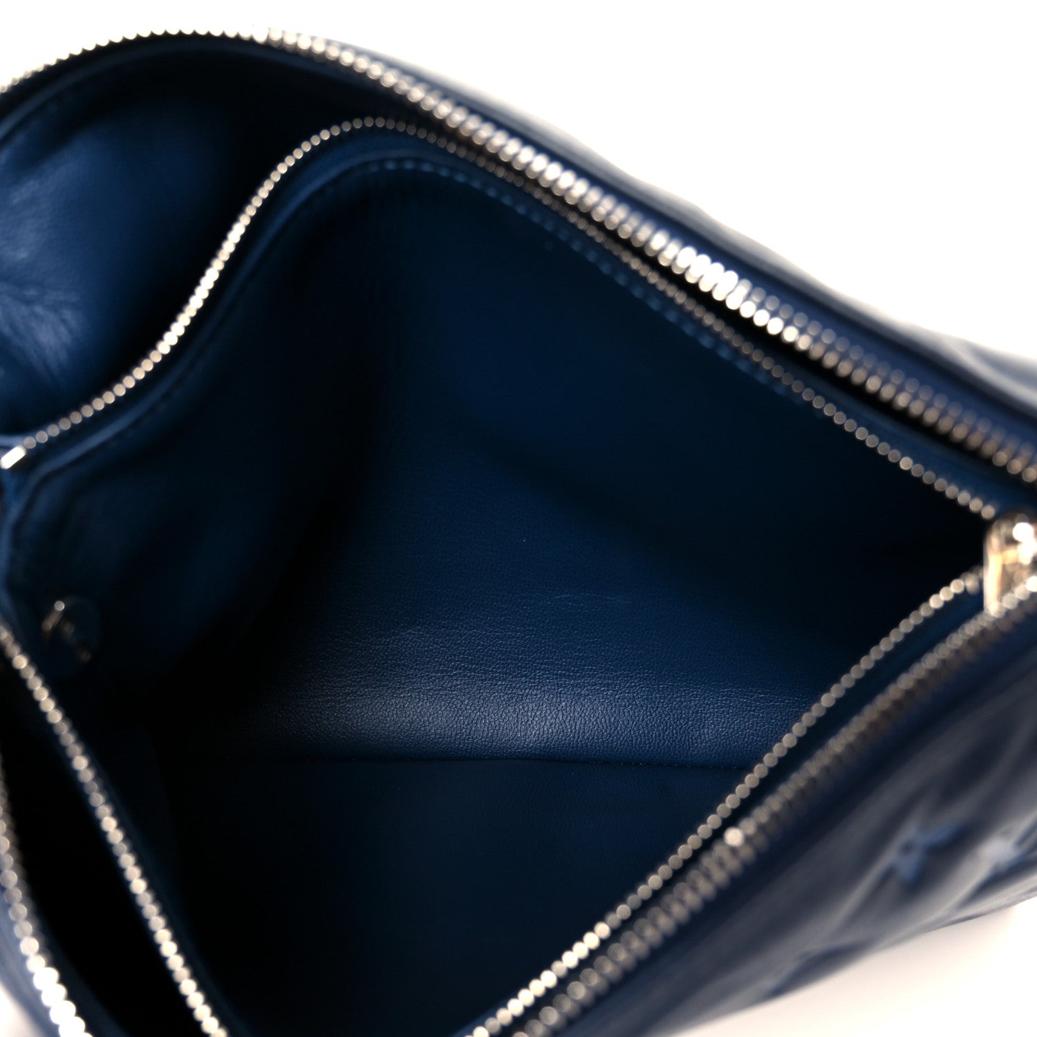 Louis Vuitton Lambskin Embossed Monogram Coussin PM Navy 6 of 12