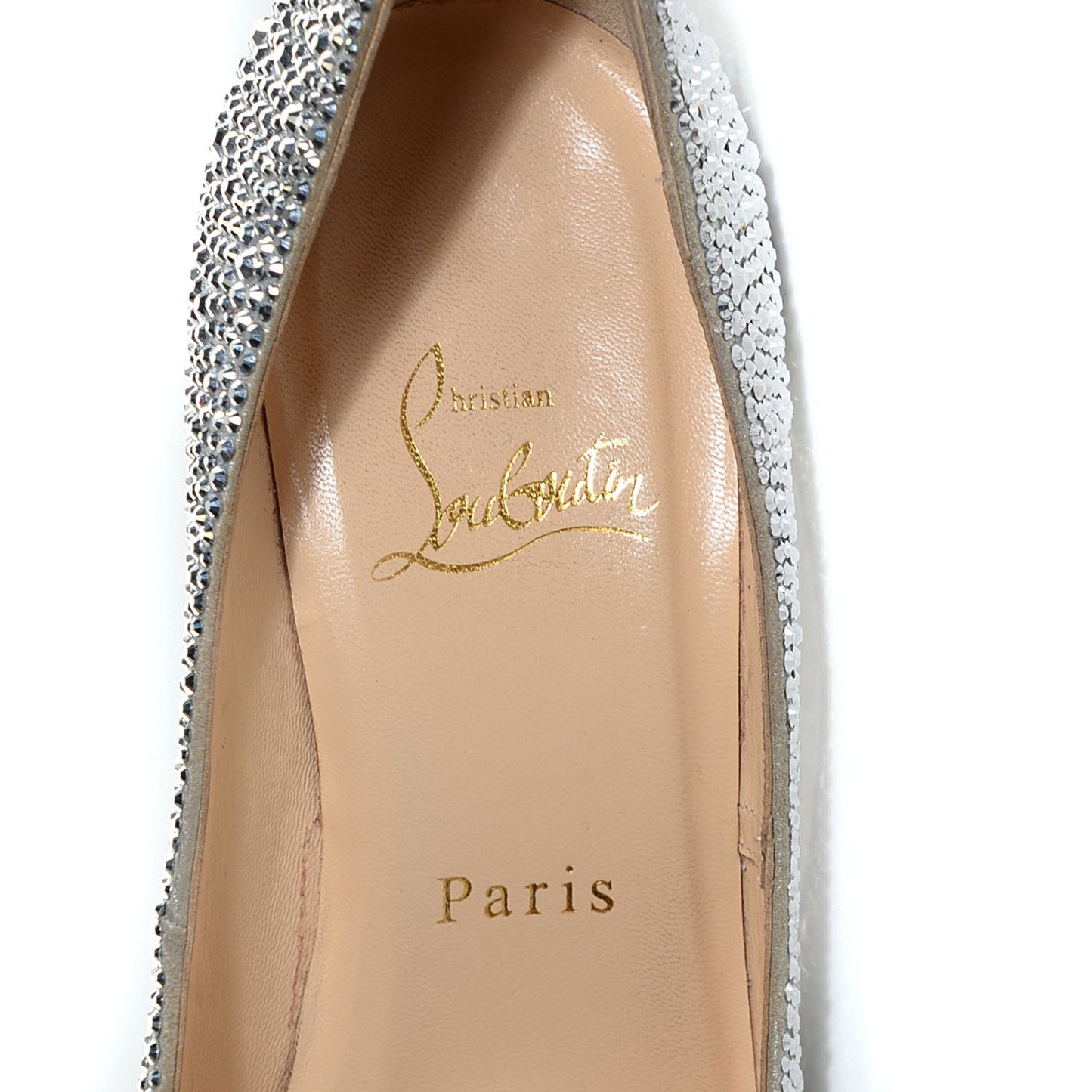 Suede Burma Strass Decollete 554 100 Pumps 37 Silver