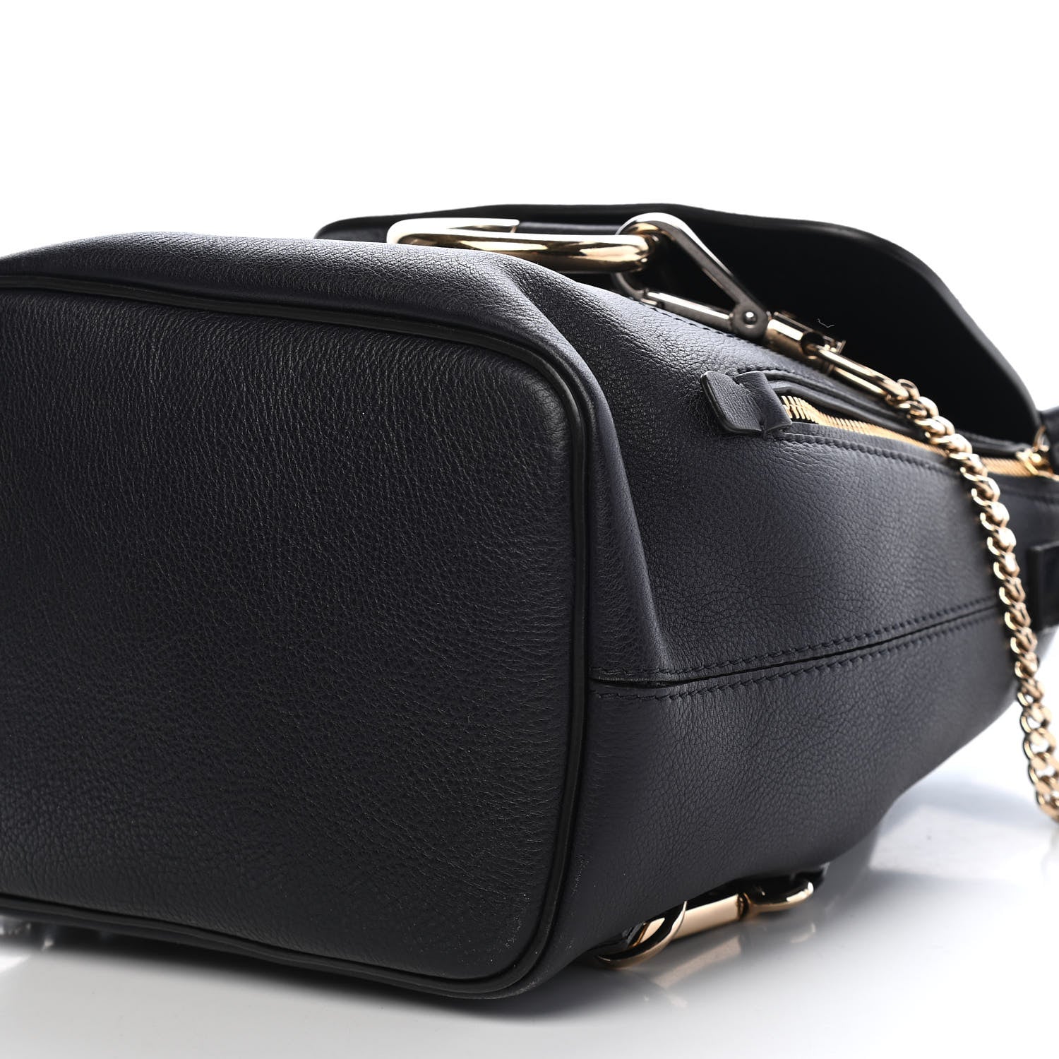 Chloe Suede Calfskin Small Faye Backpack Black 8 of 8