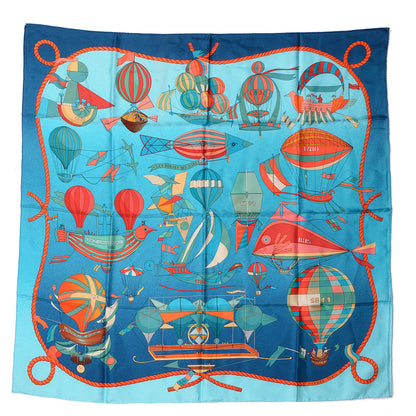 Hermes Silk Les Folies Du Ciel Scarf 90 2 of 6
