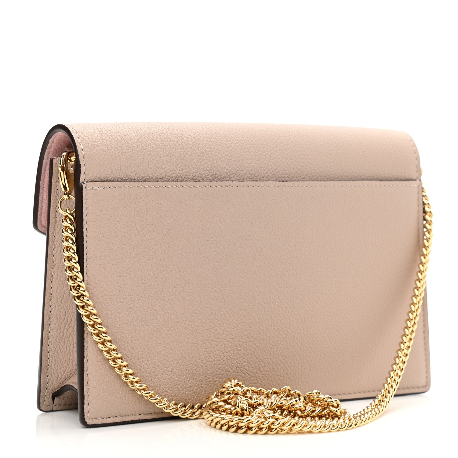 Louis Vuitton Soft Calfskin My Lockme Chain Pochette Greige 3 of 9