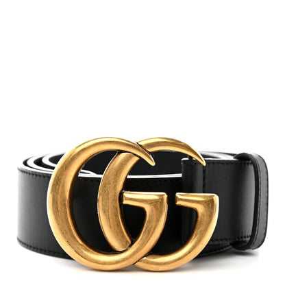 Gucci Calfskin Double G 40mm Belt 85 34 Black 1 of 6