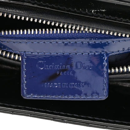 Christian Dior Patent Cannage Medium Lady Dior Black 6 of 12
