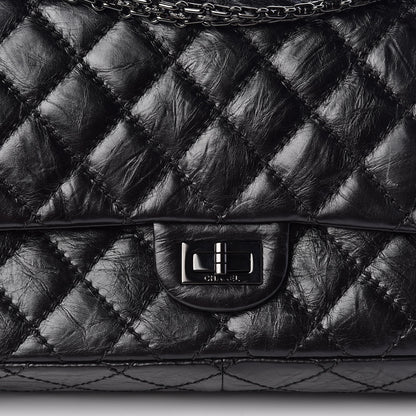 Chanel Aged Calfskin Quilted 2.55 Reissue 226 Flap So Black 10 of 10