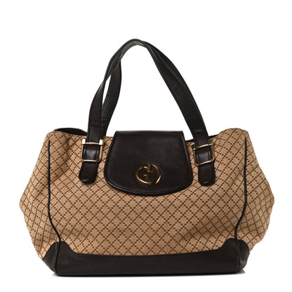 Gucci Diamante Medium 1973 Tote Beige Ebony 1 of 10