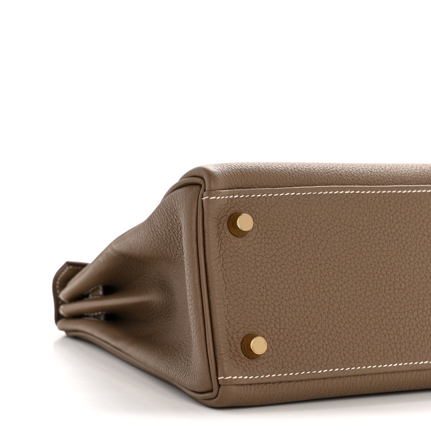 Hermes Togo Kelly Retourne 25 Etoupe 9 of 11