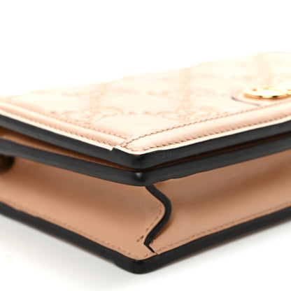 Gucci Calfskin GG Matelasse Chain Wallet Perfect Pink 8 of 9