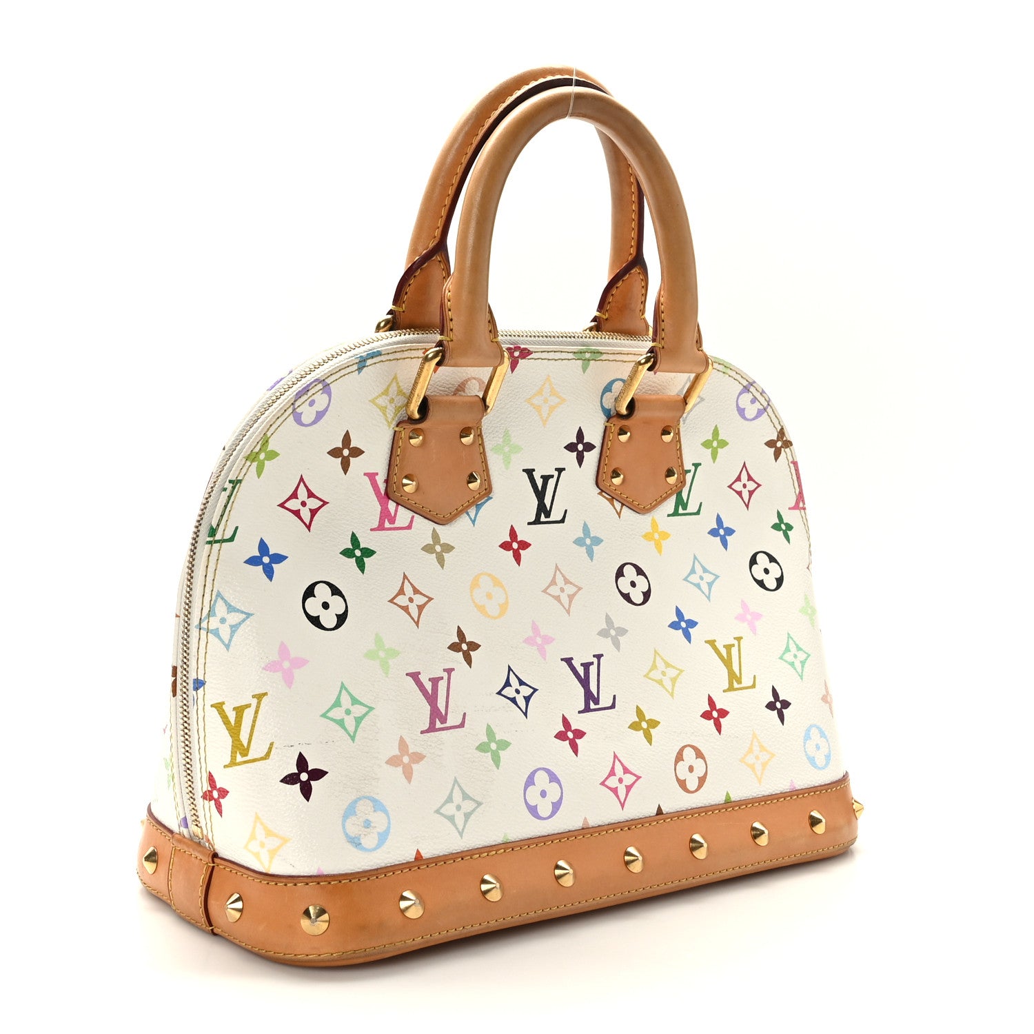 Louis Vuitton Monogram Multicolor Alma PM White 3 of 10