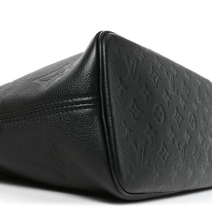 Louis Vuitton Empreinte Monogram Giant Neverfull MM Black 9 of 10