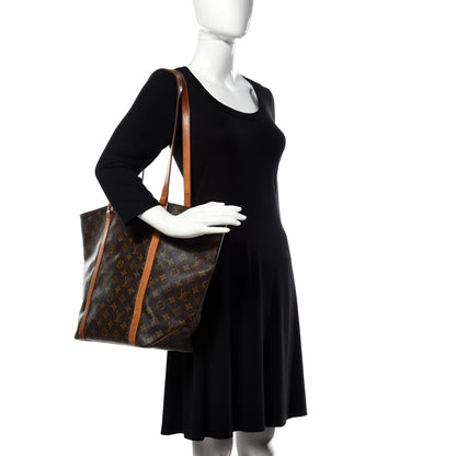 Louis Vuitton Monogram Sac Shopping Tote 2 of 10