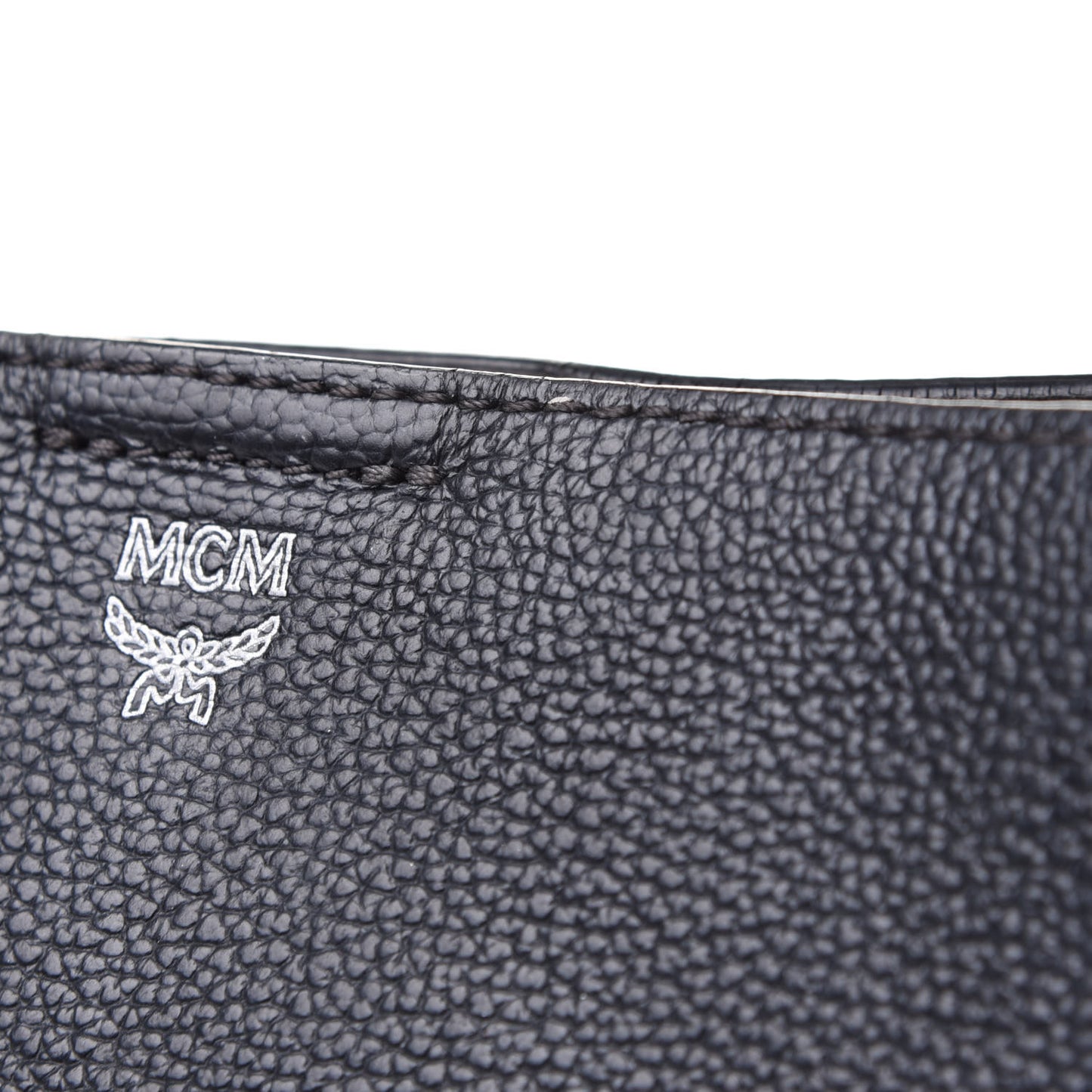 Grained Calfskin Visetos Medium Sarah Hobo Black
