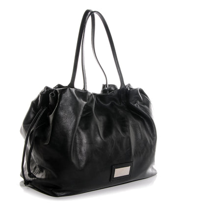 Valentino Garavani Nappa Leather Crystal Rose Glam Tote Black 3 of 8