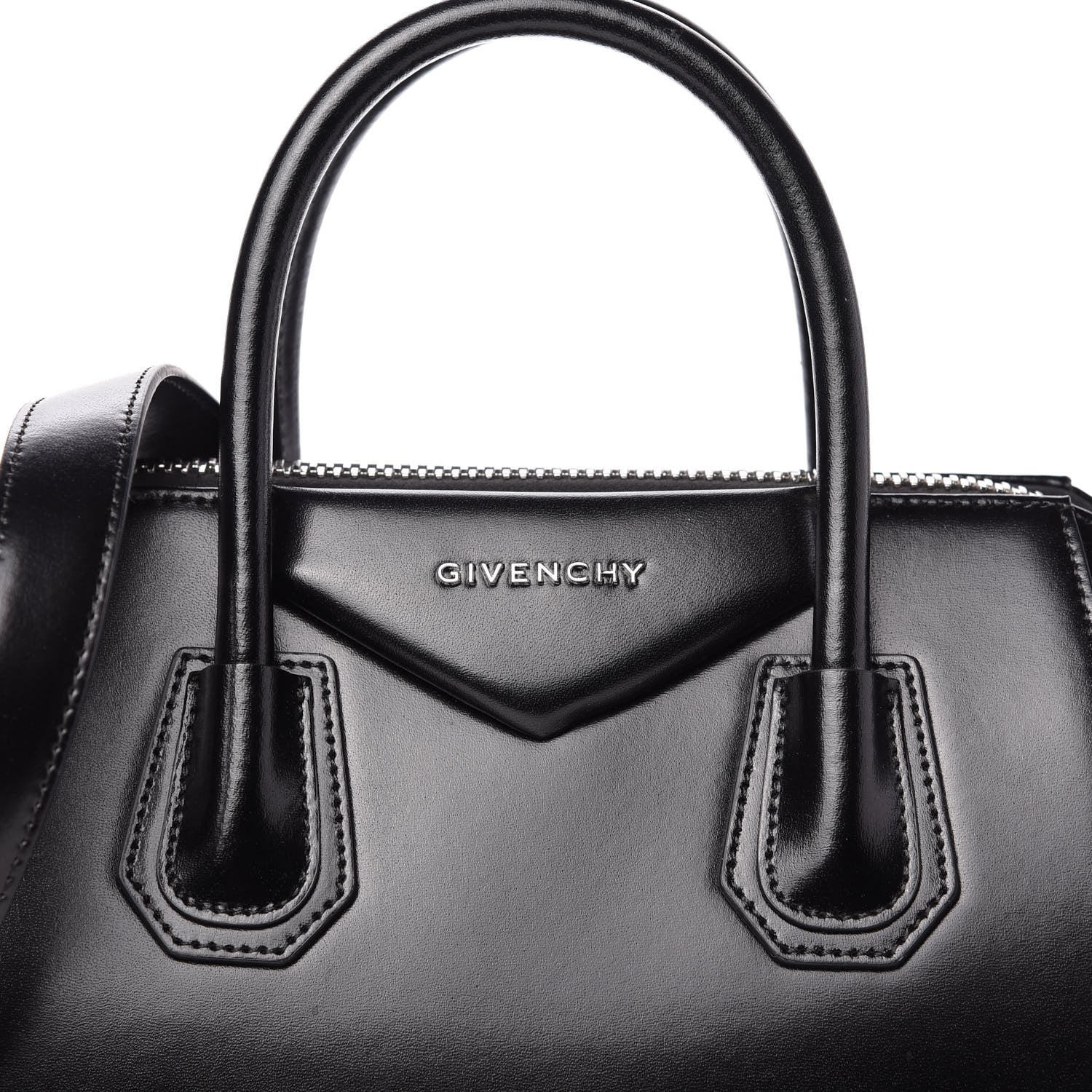 Givenchy Shiny Lord Calfskin Small Antigona Black 10 of 11