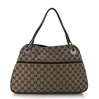 Gucci Monogram Medium Eclipse Shoulder Bag Dark Brown 1 of 12
