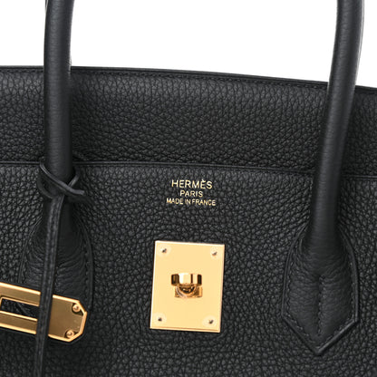 Hermes Togo Birkin 35 Black 6 of 9