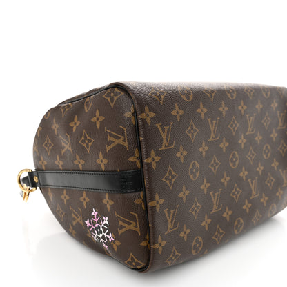 Louis Vuitton Monogram My World Tour Speedy Bandouliere 30 Black 8 of 11