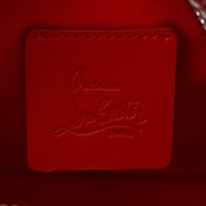 Christian Louboutin Calfskin Paris Nano Collage Marie Jane Tote Silver 6 of 10