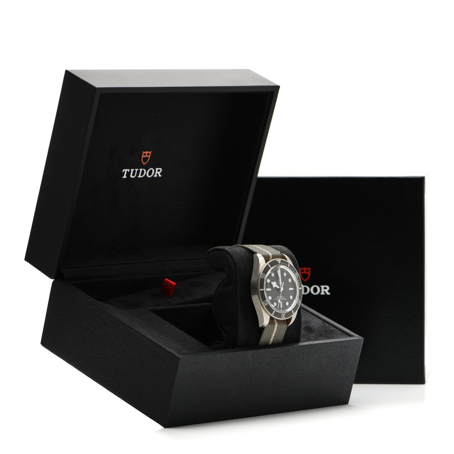 Sterling Silver Fabric 39mm Black Bay Fifty-Eight Automatic Watch Black M79010SG