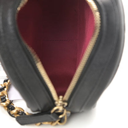 Chanel Caviar Quilted Small Round Bag With Chain Black 5 of 10