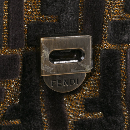 Fendi Velvet FF Beaded Embellished B Bag Multcolor 9 of 14