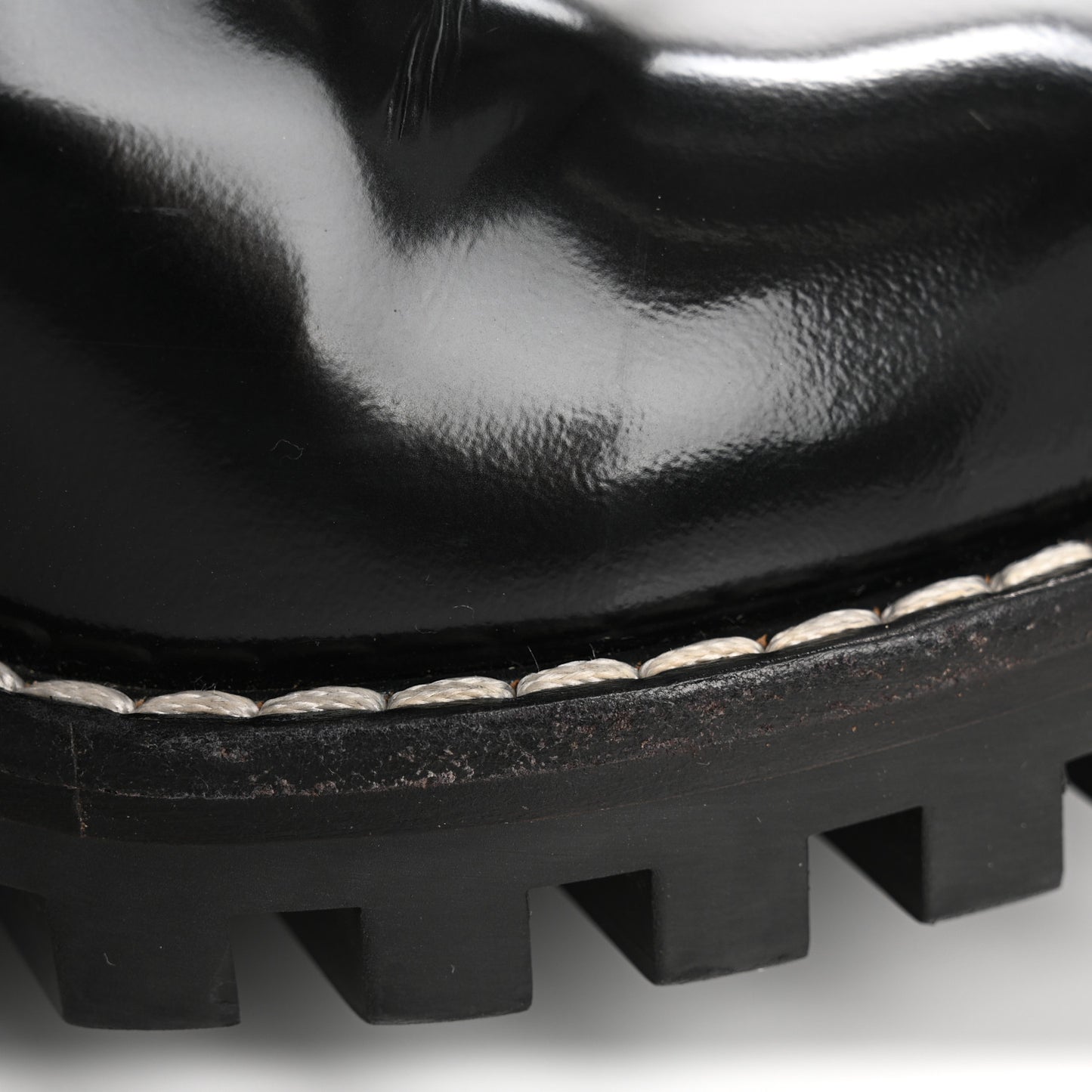 Glazed Calfskin Monogram Embellished Star Trail Ankle Boots 37.5 Black