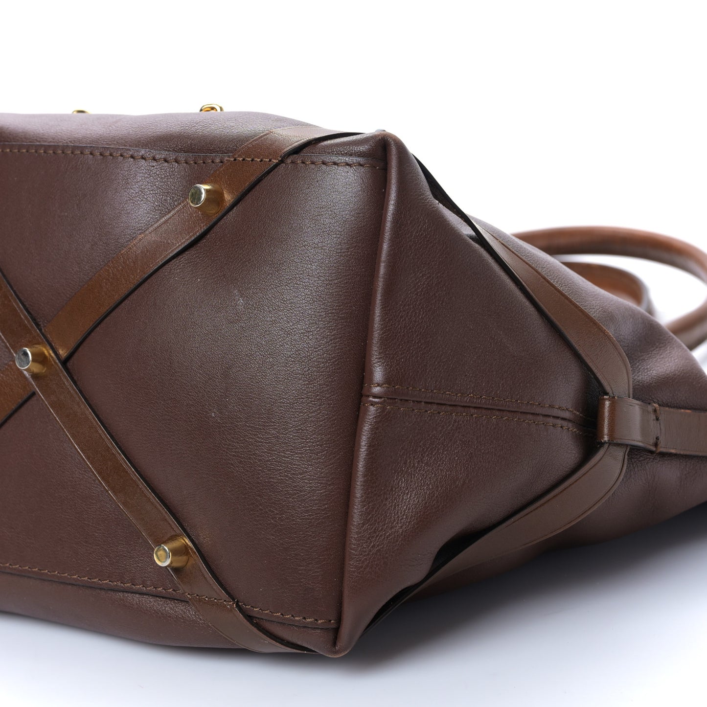 Calfskin House Check Small Salisbury Tote Brown