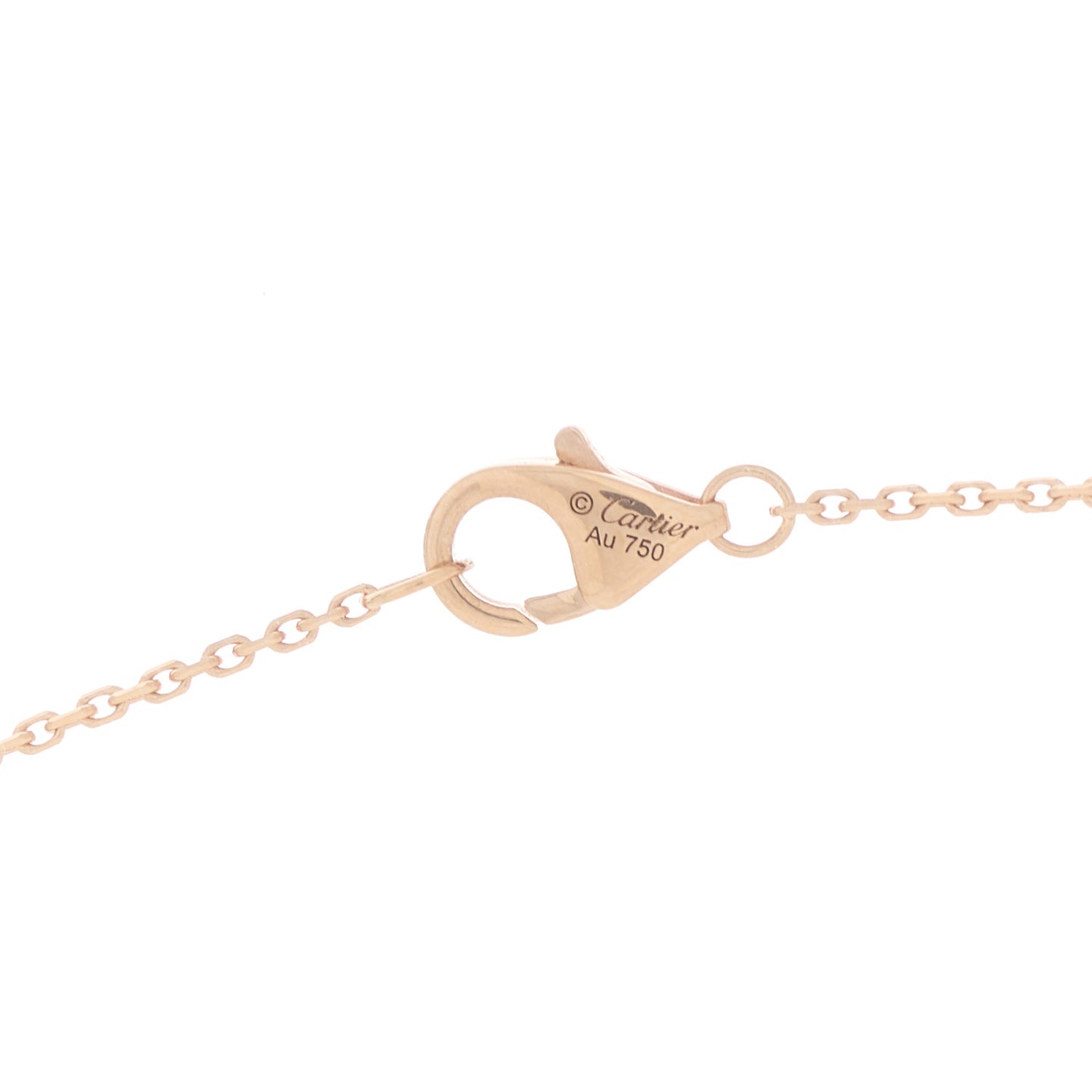 18K Pink Yellow White Gold Diamond Trinity Pendant Necklace