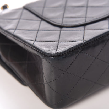Chanel Lambskin Quilted Medium Double Flap Black 9 of 19