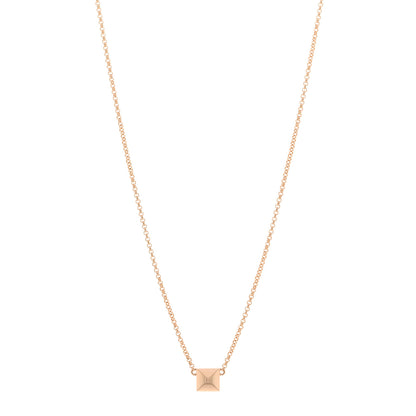 Hermes 18K Rose Gold Clou d'H Pendant Necklace 1 of 5