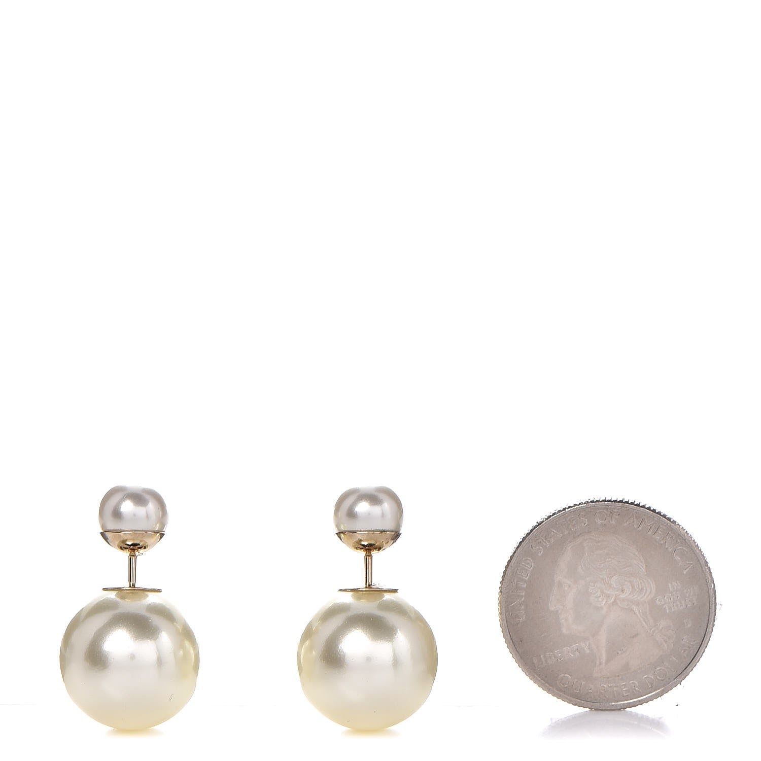 Christian Dior Pearl Mise En Dior Tribal Earrings 2 of 5