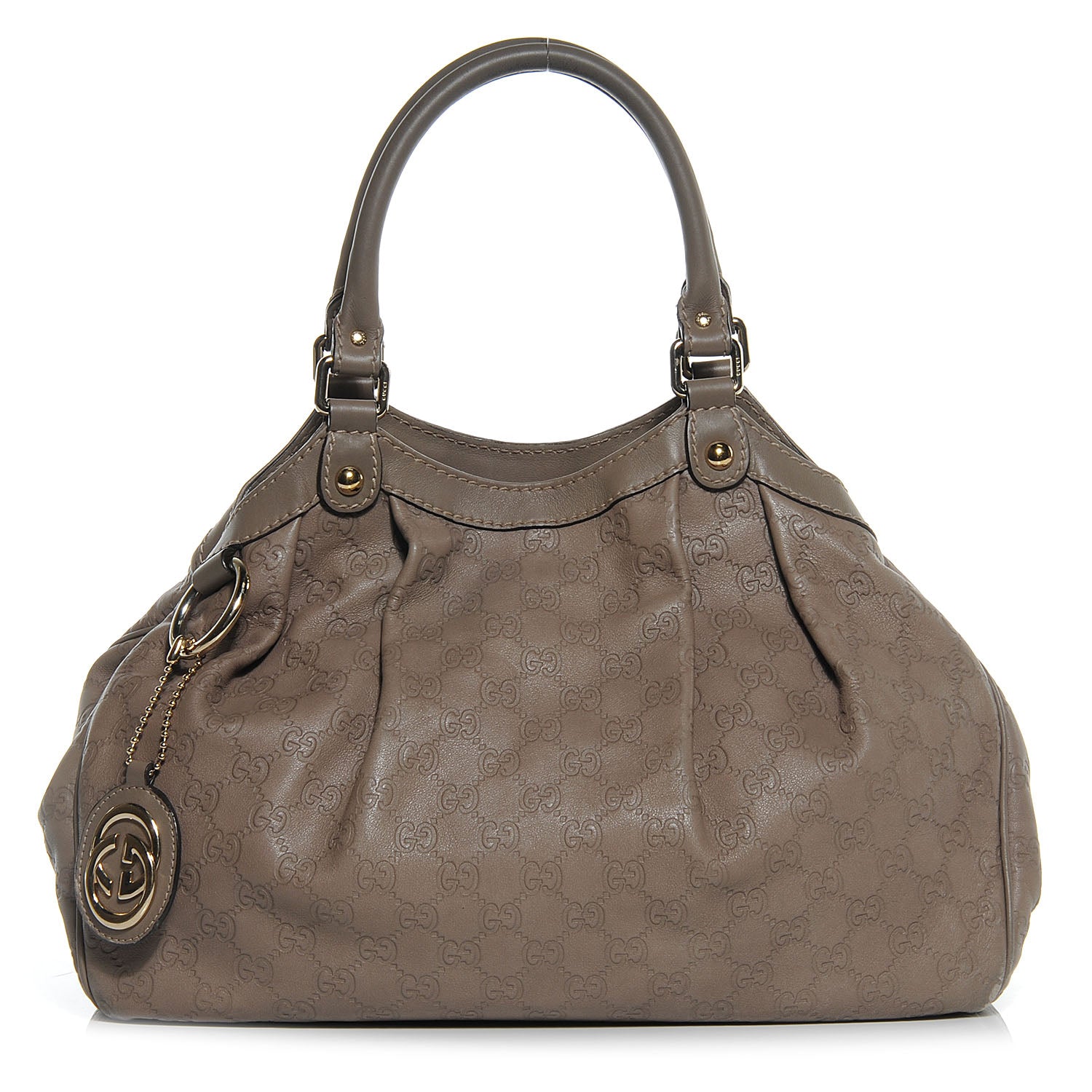 Gucci Guccissima Medium Sukey Tote Rose Beige 1 of 9